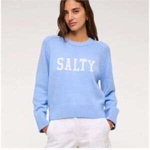 Abercrombie & Fitch Madeline Crew Sweater SALTY  sz L